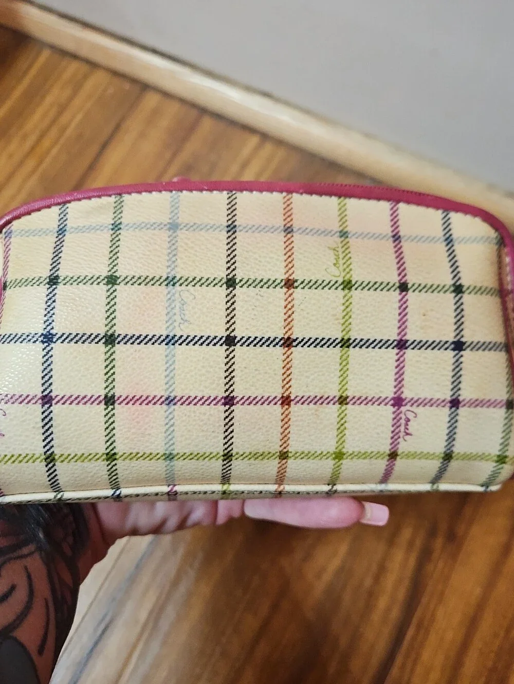 Coach zip wallet